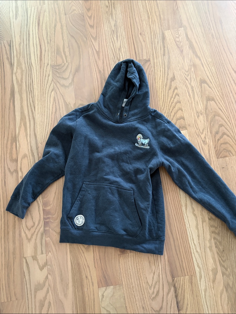 Goat Mountain Club Navy Hooded Pullover Sweatshirt